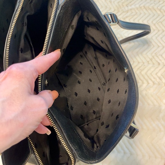 Kate Spade Black Pebbled Leather Shoulder Bag - Picture 8 of 12